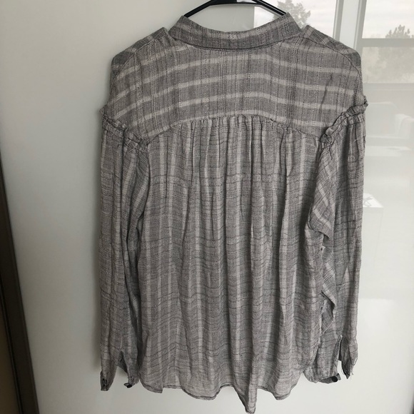 NWT Free People Black Headed To The Highlands Top - Picture 6 of 8